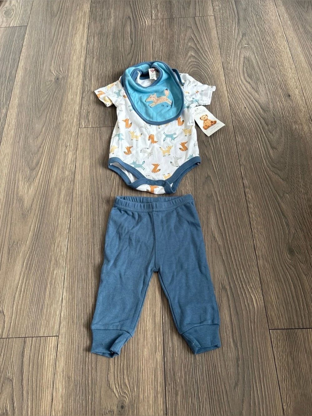 Baby Boy Rene Rofe Baby Boy fox 3 Piece Outfit